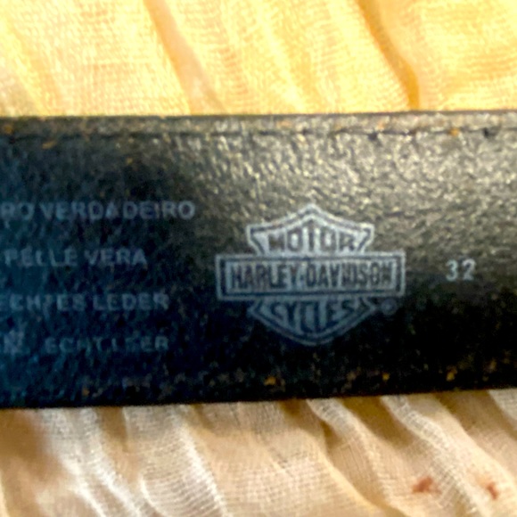 Harley Davidson genuine leather belt 32” - Picture 5 of 5